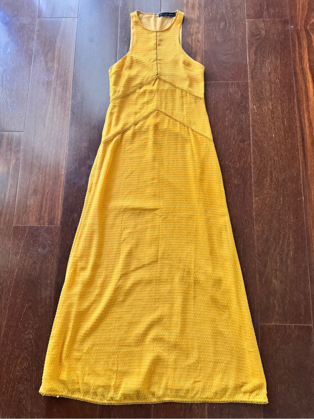 House of Harlow x REVOLVE Allegra Mustard Yellow Boho Maxi Dress - Picture 3 of 16